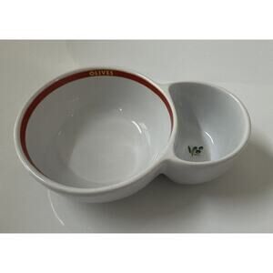 Pottery Barn Pasta Rustica Server Set Vintage Posters Olive Holder